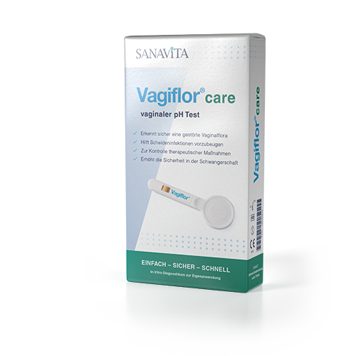 Produktbild Vagiflor Care: Vaginaler pH-Test für um eine gestörte Vaginalflora frühzeitig zu erkennen